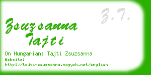 zsuzsanna tajti business card